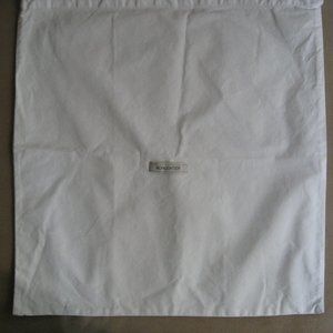 &Daughter White Drawstring Storage Dust Bag Cover Sweater 18 1/2” By 19”